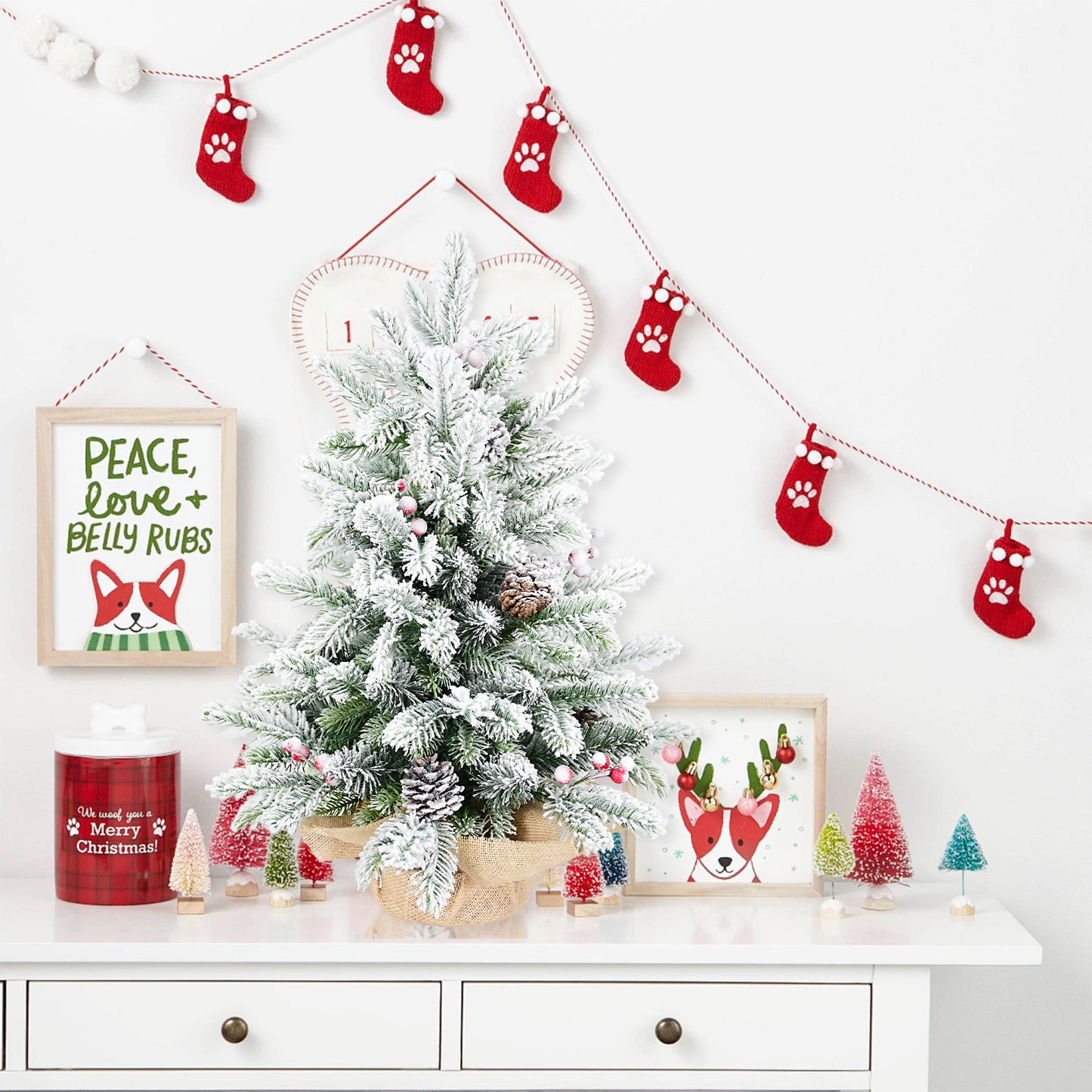 US Local 3ft  PE, PVC Christmas Decoration, Christmas Tree