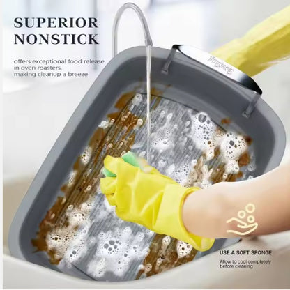 US Local High-Temperature Resistant Chicken Roasting Pan Heat-Resistant Fried Chicken Tray For Oven Baking