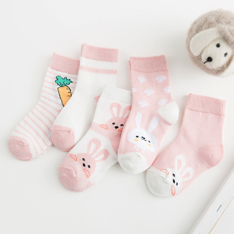 US Local Cotton breathable male and female baby socks
