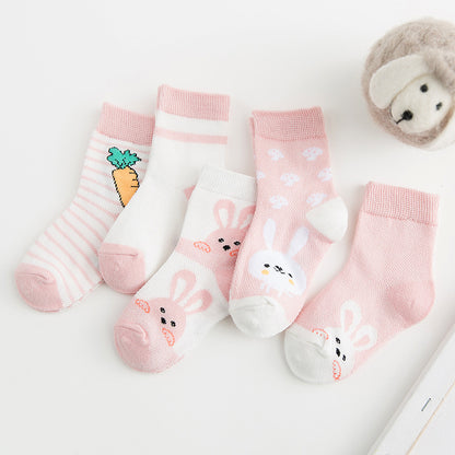 US Local Cotton breathable male and female baby socks