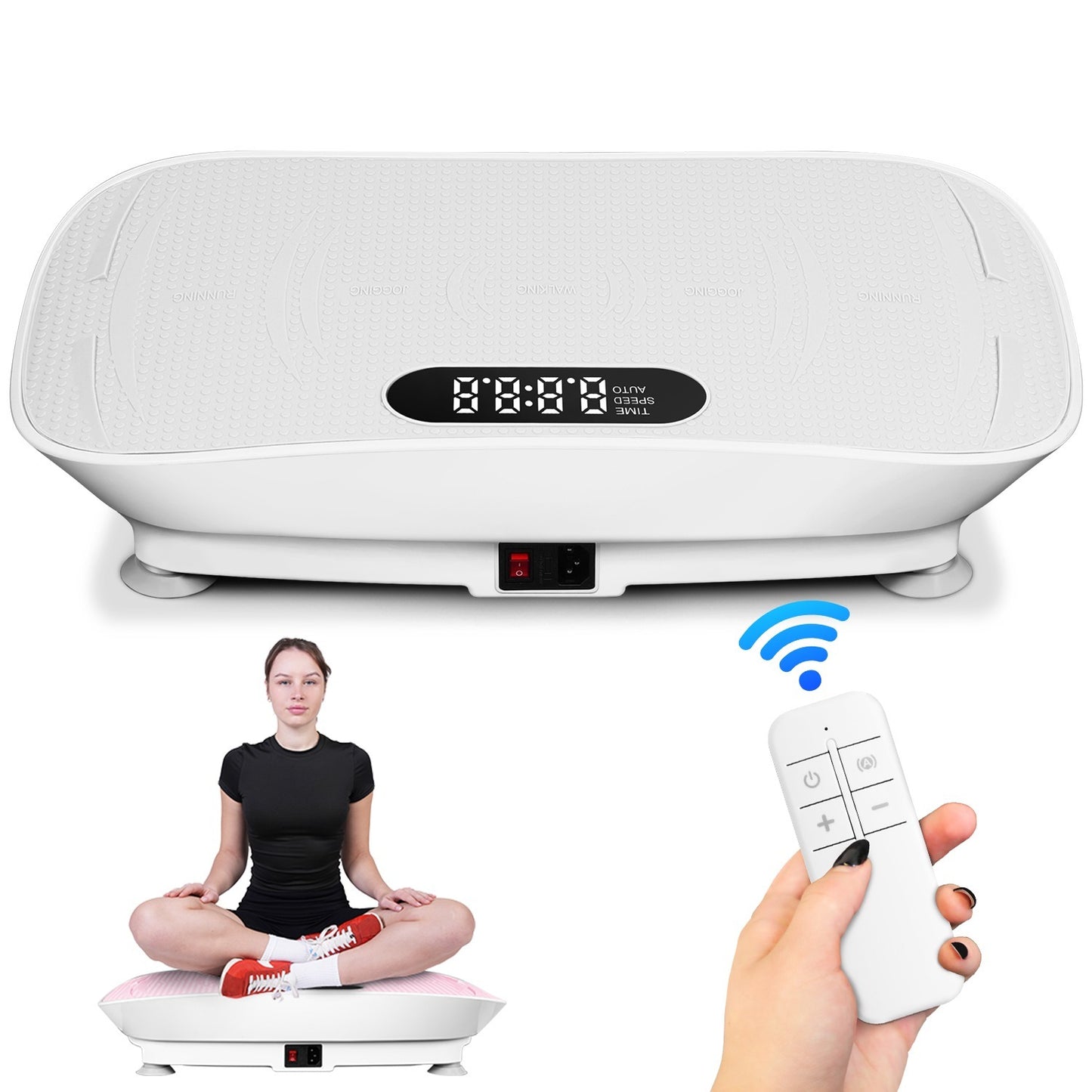 US Local Fat-blasting Machine - Promotes Blood Circulation And Lymphatic Detoxification, Equipped With LED Screen, Low Noise, Powerful Motor, Supports Bluetooth Remote Control, Maximum Weight Capacity Of 300 P