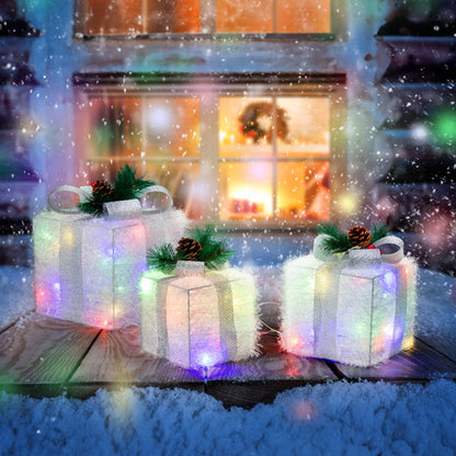 US Local White Christmas Lighting Gift Box