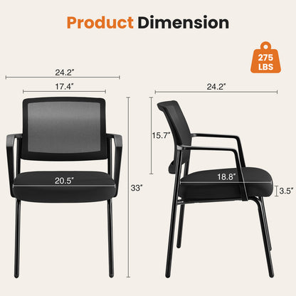 US Local Mesh Backrest Stacked Armchair
