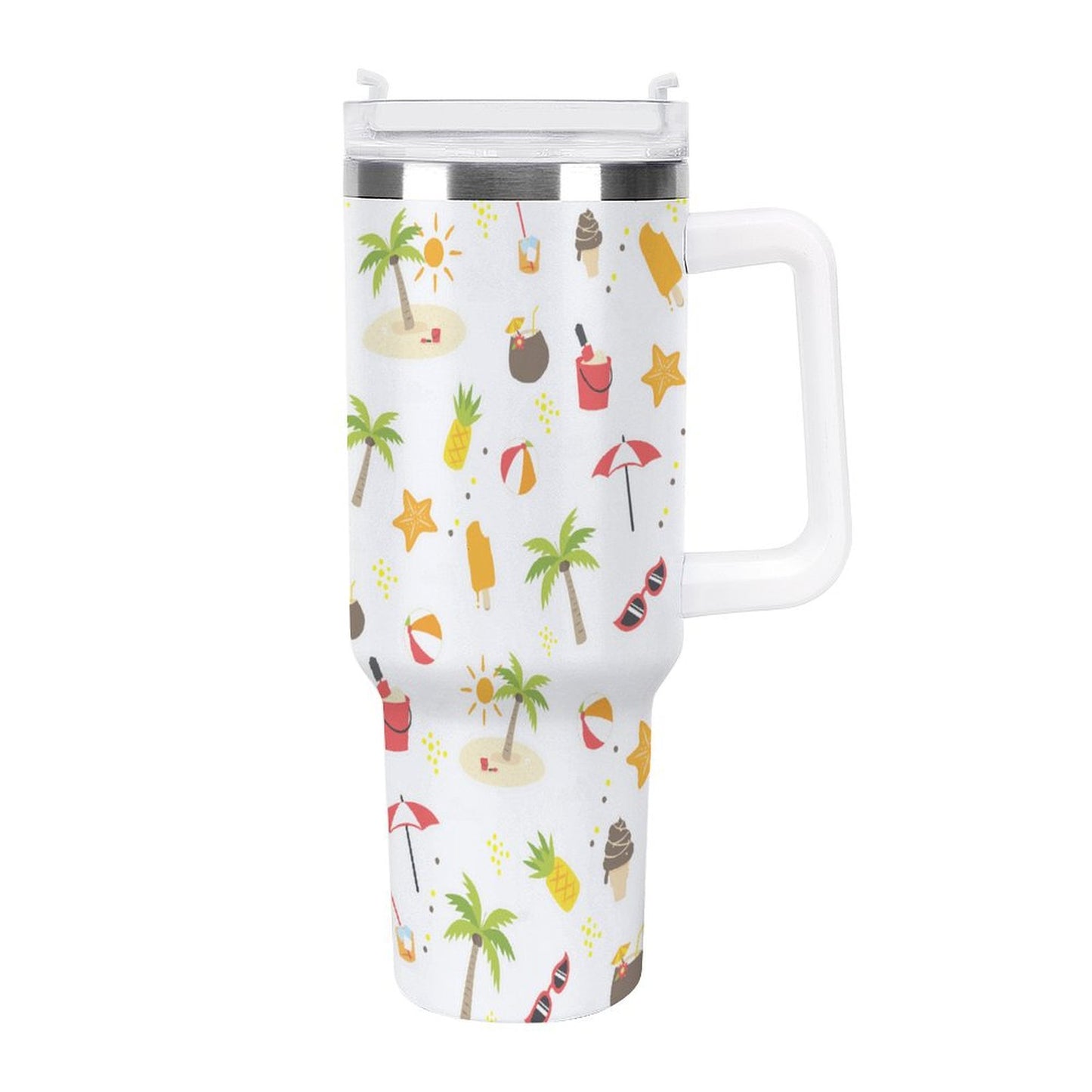 PHDT00544 POD US Local Tumbler 40oz Large Capacity Car Cup Summer, Sunglasses, Beach