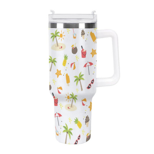 PHDT00544 POD US Local Tumbler 40oz Large Capacity Car Cup Summer, Sunglasses, Beach