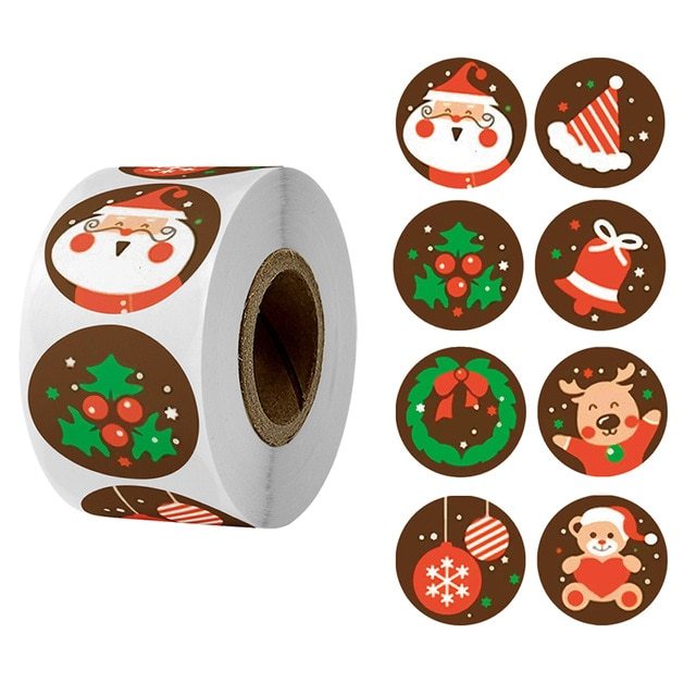 Roll sticker Christmas decoration gift
