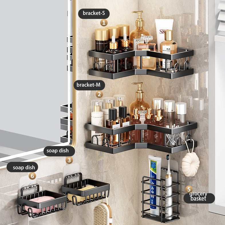 US Local Bathroom Corner Shelf