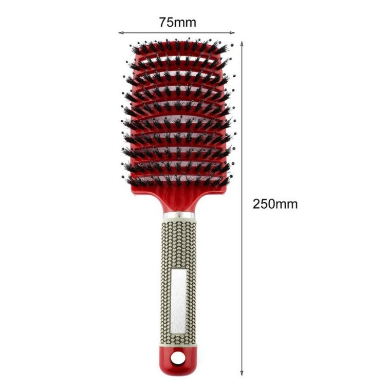 US Local Hairbrush Anti Klit Brushy Haarborstel Women Detangler Hair Brush Bristle Nylon Scalp Massage  Teaser Hair Brush Comb