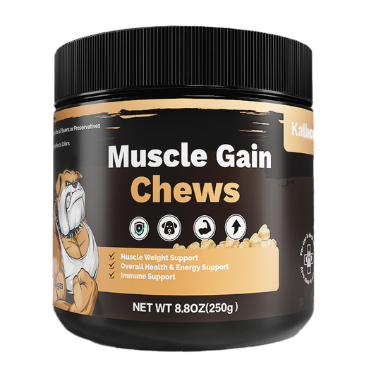 US Local Muscle Gain Chews For Dogs High Protein Dog Food Health Supplement Premium Muscle Builder For All Breeds Soft Dog Chews
