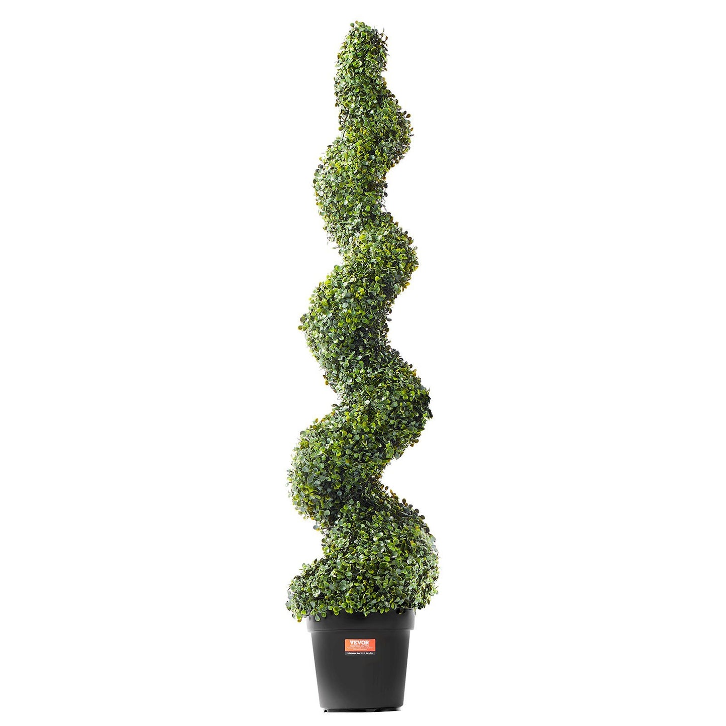 US Local VEVOR 2 Pack 5' Artificial Boxwood Topiary Tree Faux Plant UV Decor In Outdoor