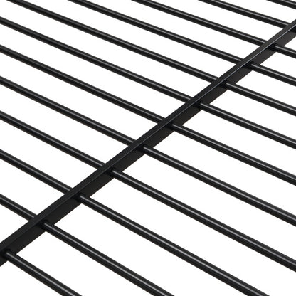 US Local Twin Over Full With Trundle Metal Bunk Bed , No Box Spring Needed, Easy Assemble