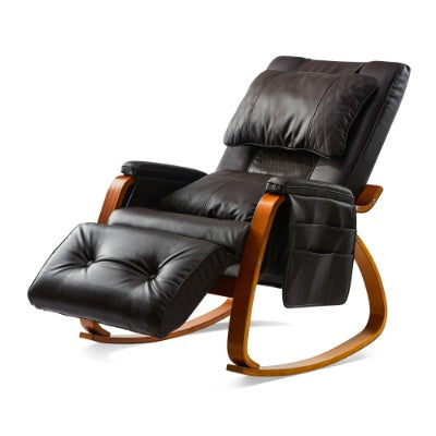 US Local MASSAGE Comfortable Relax Rocking Chair Brown