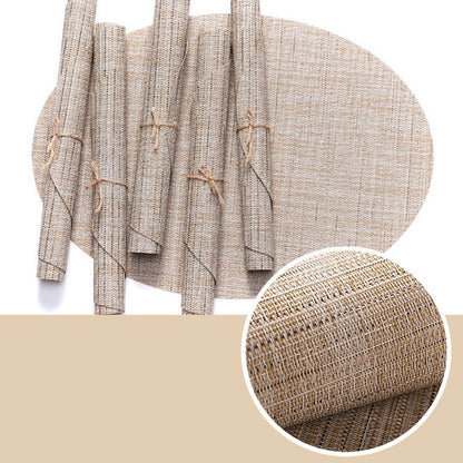 Teslin bamboo pattern western placemat