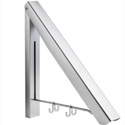 US Local Clothes Rack Non-perforated Invisible Telescopic Drying Rack Wall-mounted Folding Toilet Clothes Rail