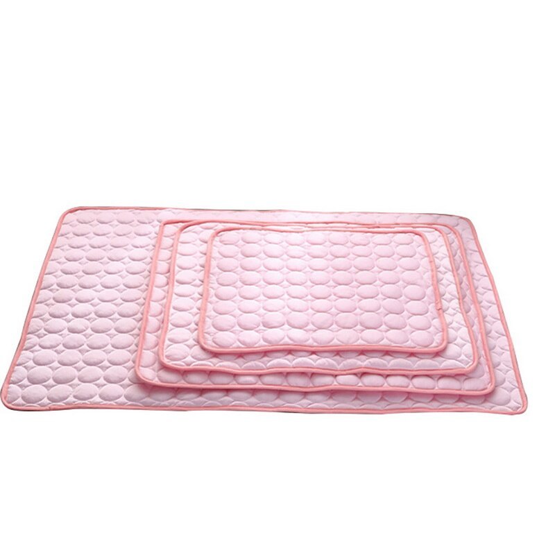 US Local Pet Dog Cat Ice Silk Cold Nest Pad For Cooling In Summer