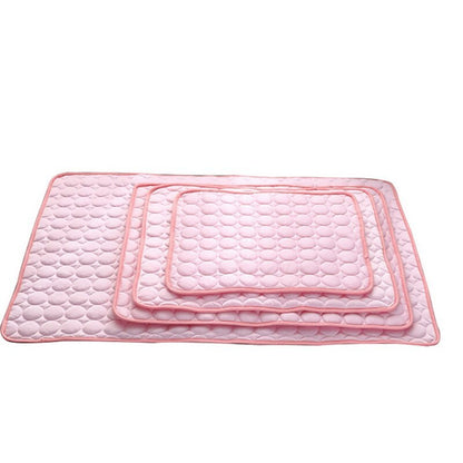 US Local Pet Dog Cat Ice Silk Cold Nest Pad For Cooling In Summer