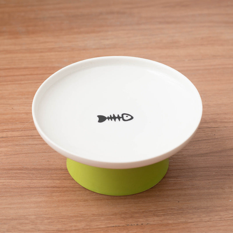 US Local Protective Ceramic Cat Food Bowl