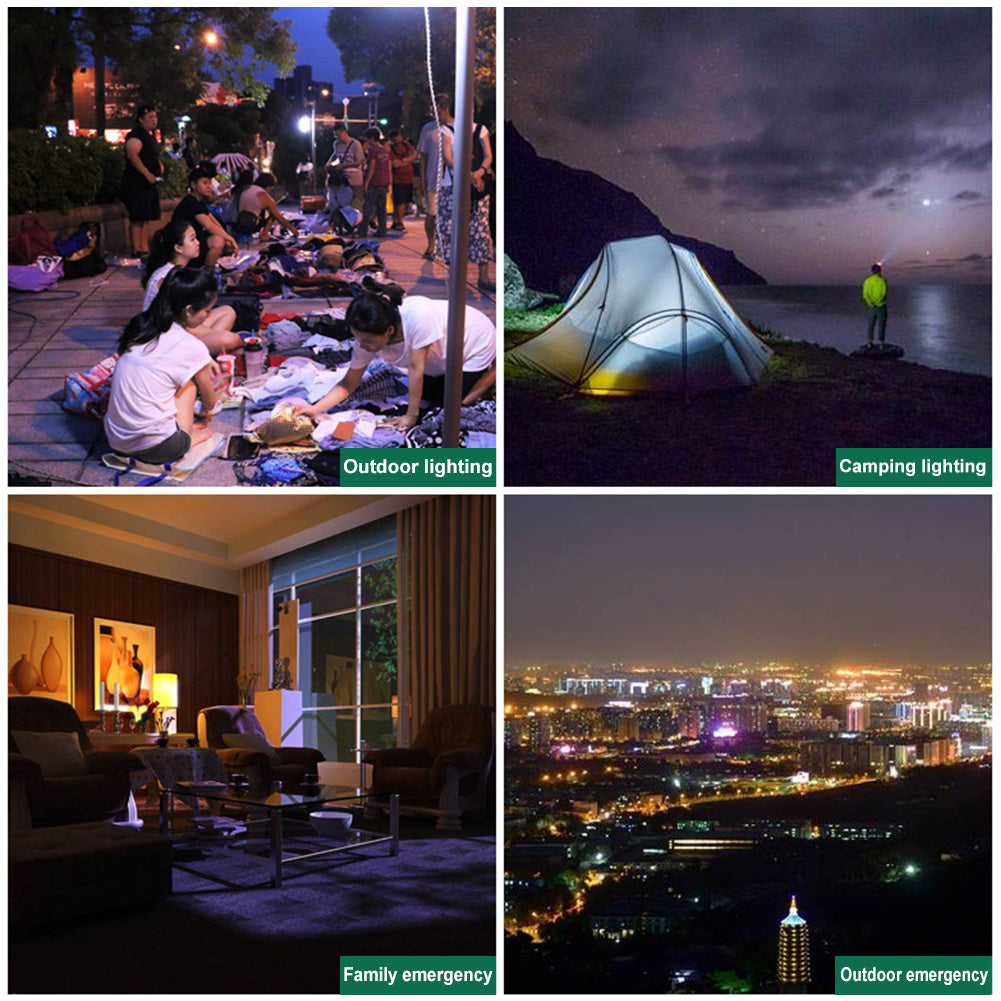 US Local R70 LED Fast Charging Built-in Battery Emergency Light Lighting Bulb, Power -12W - Not Shipped On Weekends