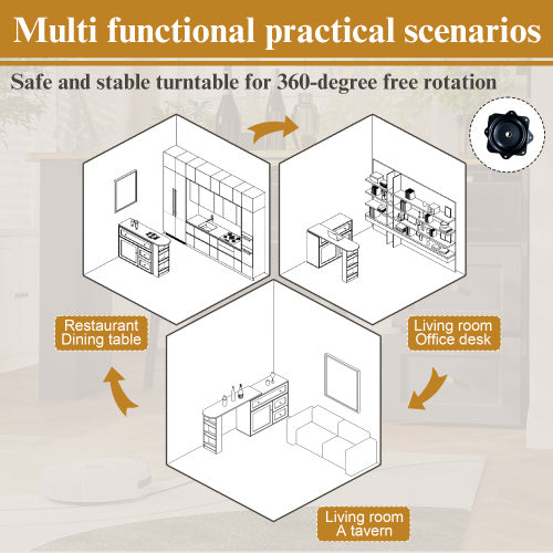 UK Local Extendable Bar Table With Storage Space  138-204x39x105cm  Kitchen Cabinet Sideboard With Snack Shelf, Telescopic Bar Table, High Table, Bistro Table  High Table,Kitchen Island, Black