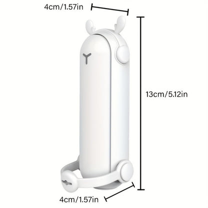 US Local Random Color Portable Folding Handheld Fan USB Multifunctional Charging Treasure Flashlight 3-in-1 Mini Fan