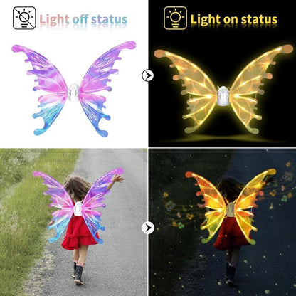 US Local Dream Wings Toy Gradient Ribbon Light Light Portable Fun And Cute Touch Girls Favorite Gift