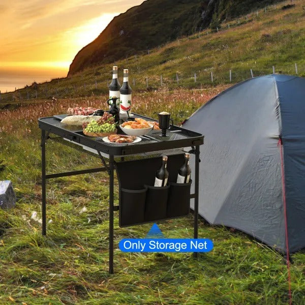 US Local Hanging Storage Net For 35.43x23.62 Camping Table Under Table Folding