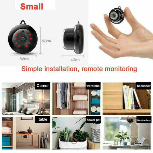 US Local CCTV Camera WiFi 1080P Wireless IR Indoor Outdoor Security Night Vision Home CAM