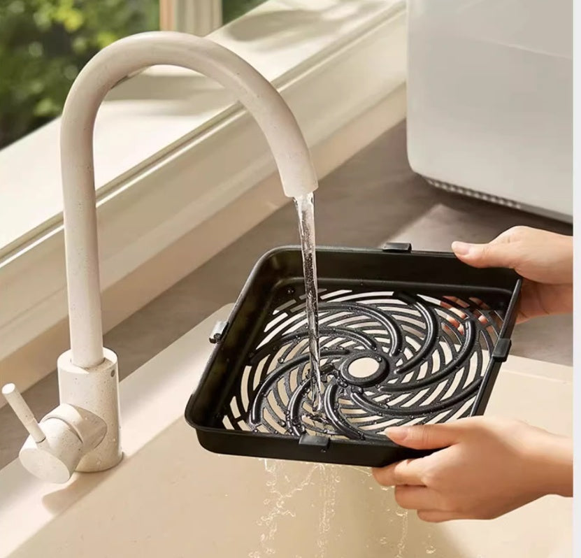 Visual Non Flip Electric Fryer Oven