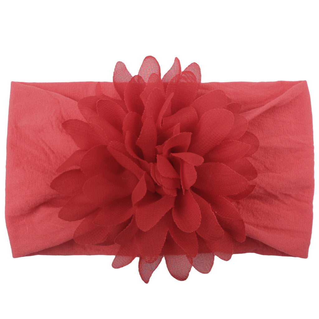 US Local Creative Chiffon Flower Headband Baby Hair Accessories Cute Princess Headband