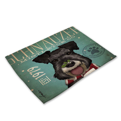 Nordic cartoon animal series placemat