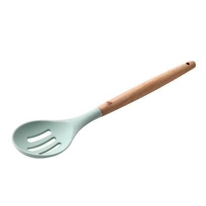 US Local Silicone Kitchenware With Wooden Handle