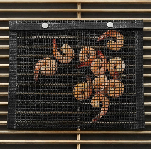 US Local Reusable BBQ Grill Mesh Bag Non-stick Barbecue Baking Isolation Pad Outdoor Picnic Camping BBQ Kitchen Tools