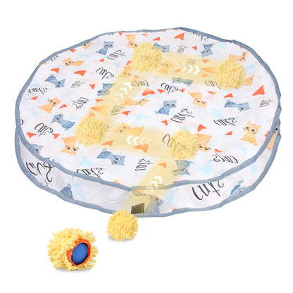 US Local 1Pc Cat Toys Ball Fast Rolling In Pouch Rechargeable Motion Activated Interactive Cat Toys For Indoor Cats Hide And Seek Mouse Catching Game