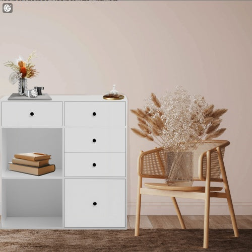 US Local Elegant Design Buffet Cabinet Storage Cabinet With Drawers, Suitable For Dining Room, Living Room, Kitchen Cabinet
