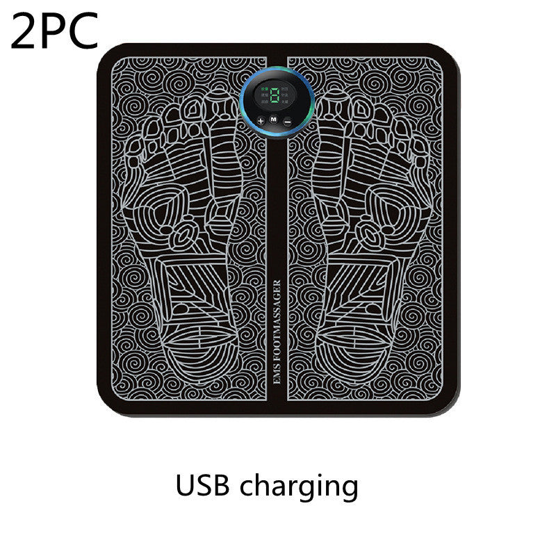 USA Local Ems Foot Massager Mat Tens Fisioterapia Electric Foot Cushion Blood Circulation Acupunctur Pad Foot Health Care Relaxation Pain