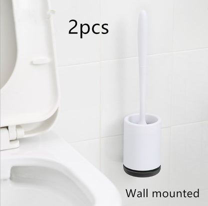 US Local Non-stick Hair Soft Plastic Brush Head Toilet