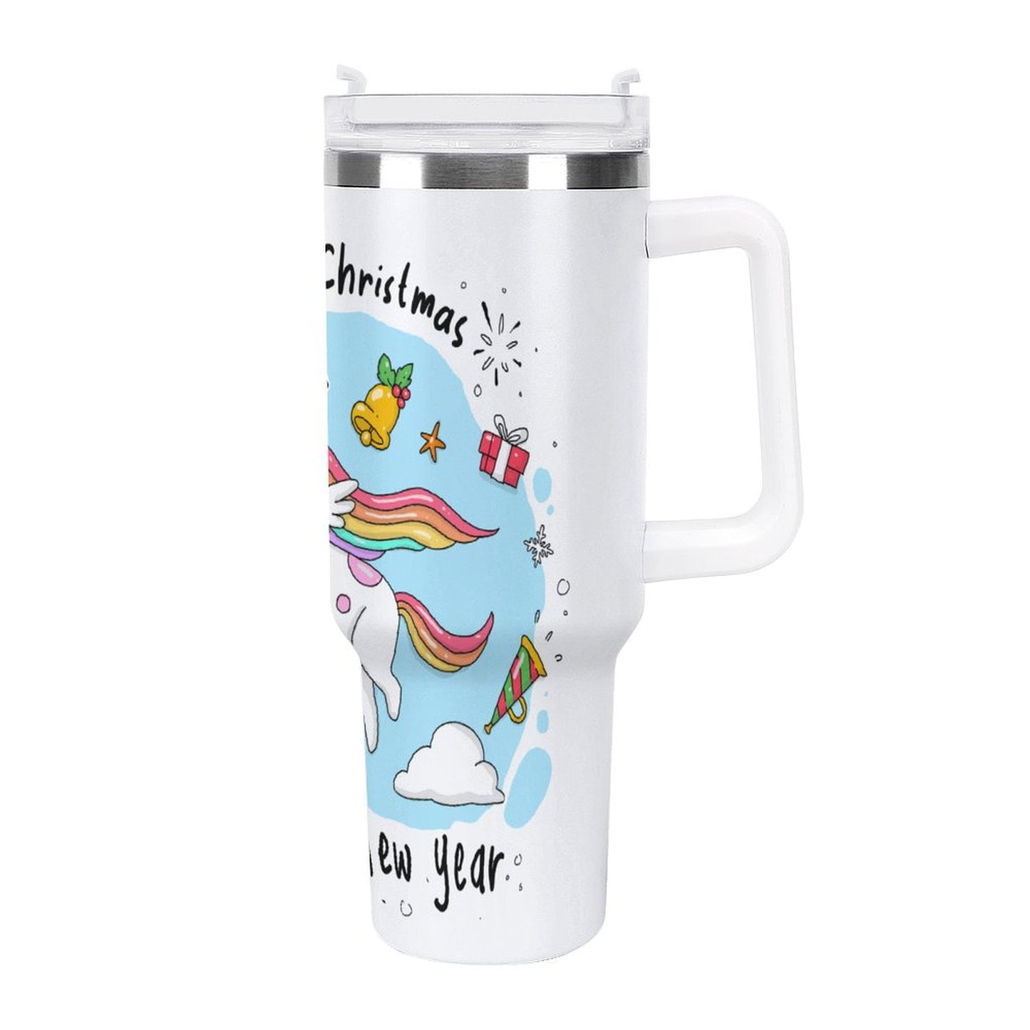 PHDT00298 POD US Local Tumbler 40 oz Large Capacity Car Cup Christmas New Year