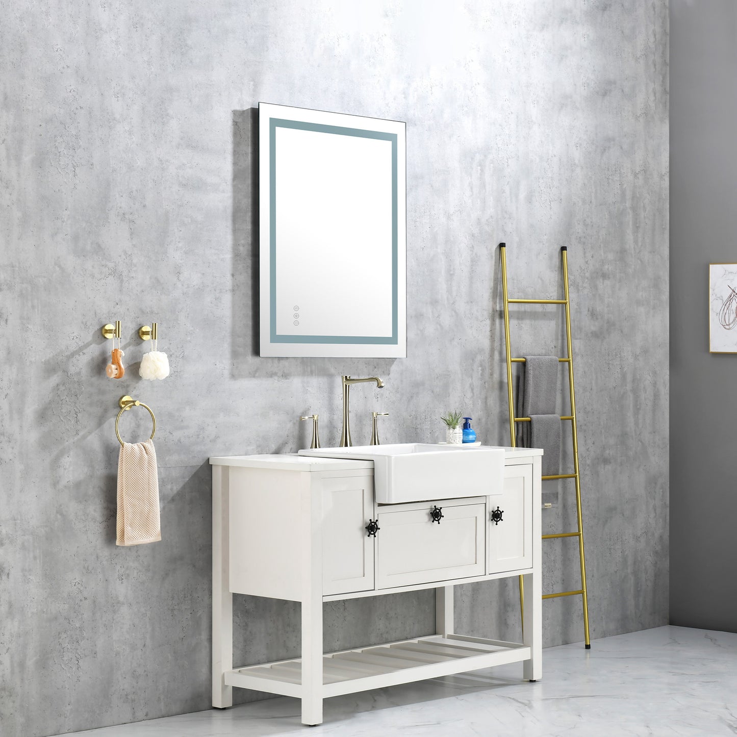 US Local 36x28 Inch LED Bathroom Mirror