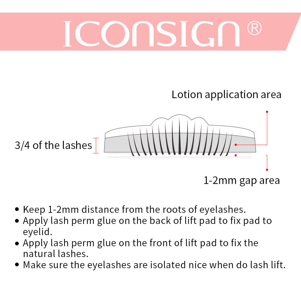 UK Local Dropshipping ICONSIGN Lash Lift Kit Lash Lifiting Eyelash Perming Kit Lash Curling Enhancer Eyes Makeup Tools