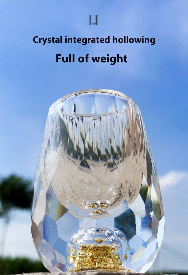 Diamond Shooter Glass Household White Wine Set Thick Bottom