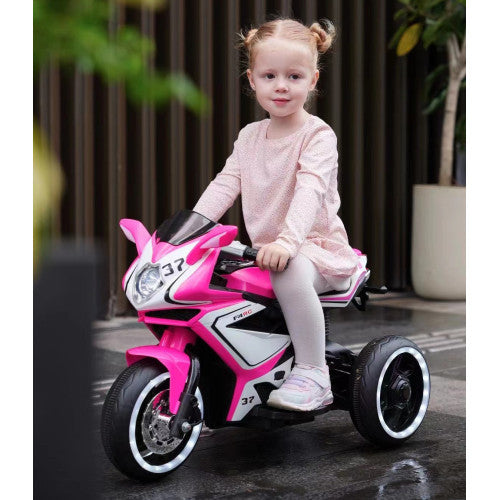 US Local Plastic Red 6V Kids Electric Motorcycle Kids Toys Motorcycle Kids Electric Car Electric Ride On Motorcycle