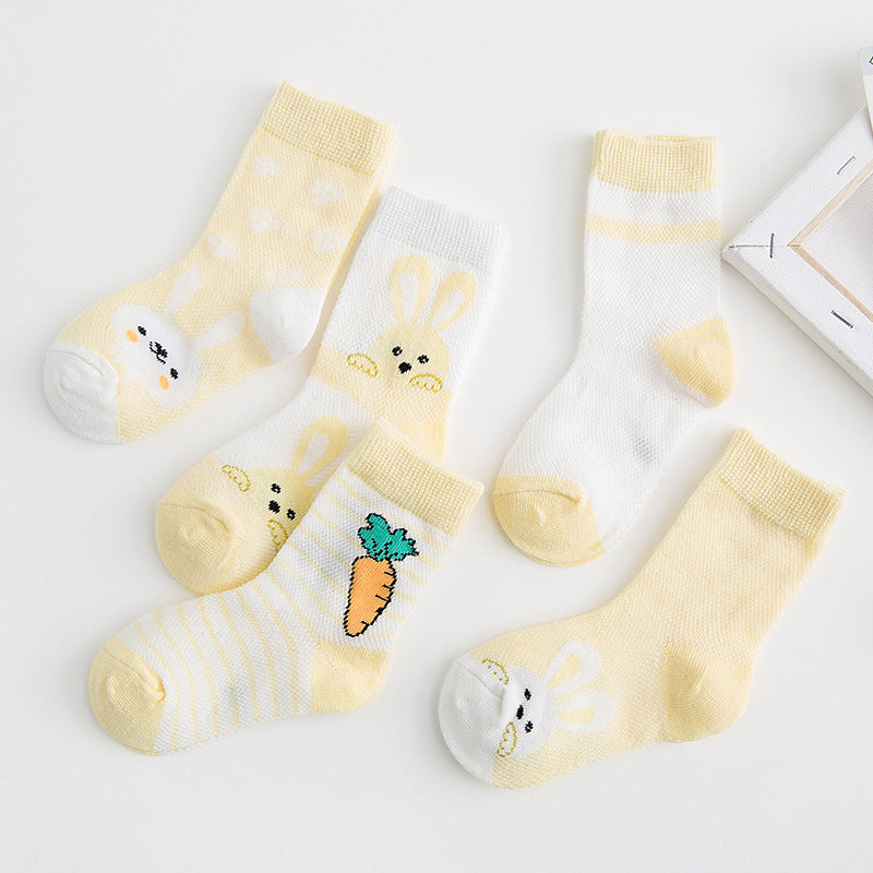 US Local Cotton breathable male and female baby socks