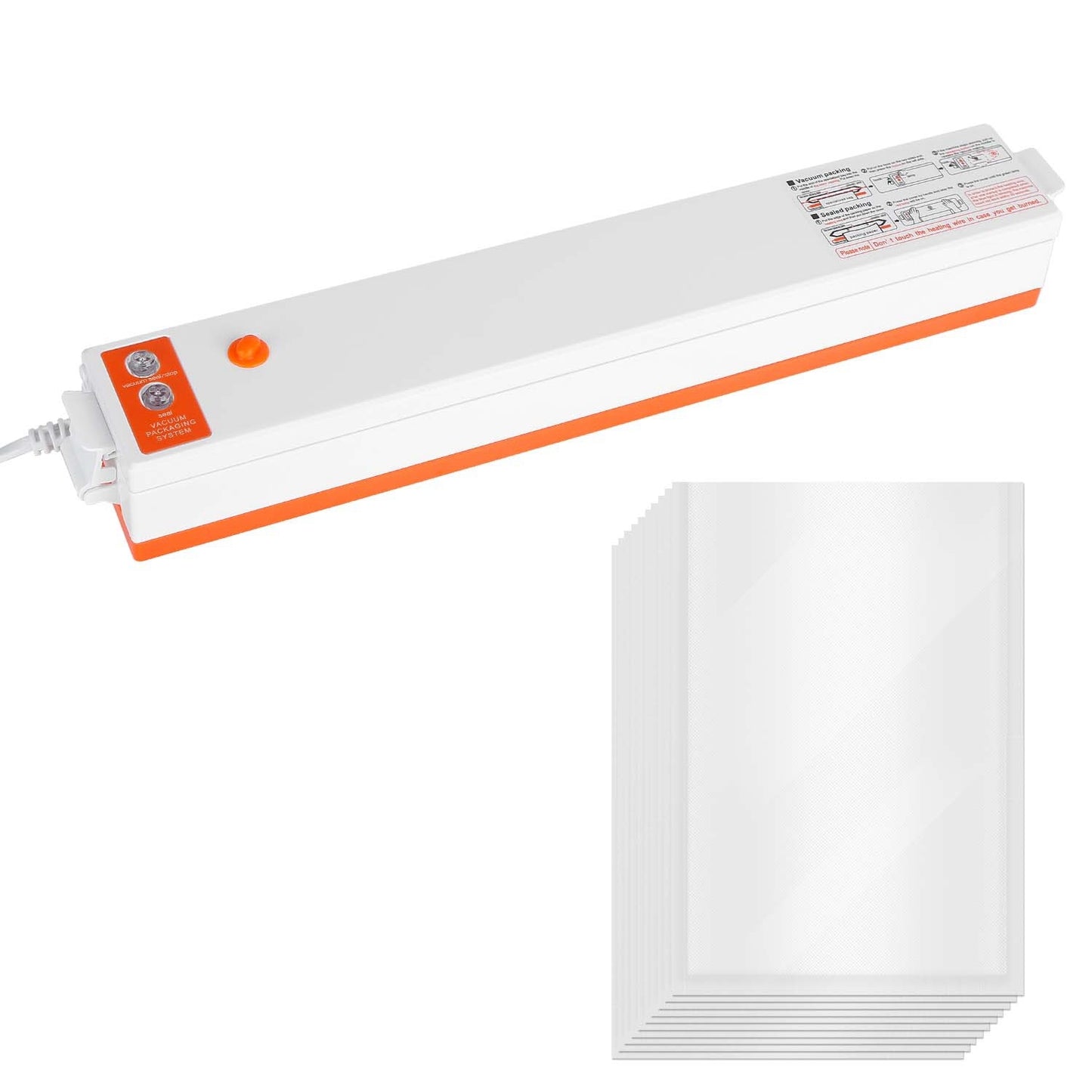 US Local Electric Vacuum Sealer Machine Household Automatic Food Vacuum Sealer Quick Sealing System Machine For Food Dry Moist Food