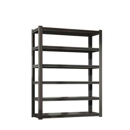 US Local Tier Metal Shelves For Storage Garage Shelving 2400LBS Heavy Duty Storage Shelves Adjustable Garage Shelf Industrial Shelving Unit Storage Utility Rack,Black