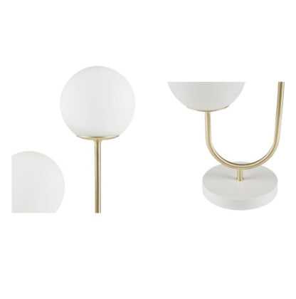 US Local Metal 2-Light Globe Table Lamp