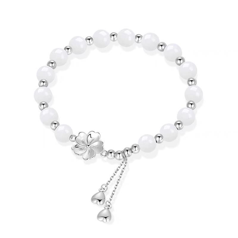Tassel Petal Water Drop All-match Beaded Bracelet
