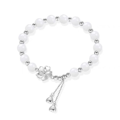 Tassel Petal Water Drop All-match Beaded Bracelet