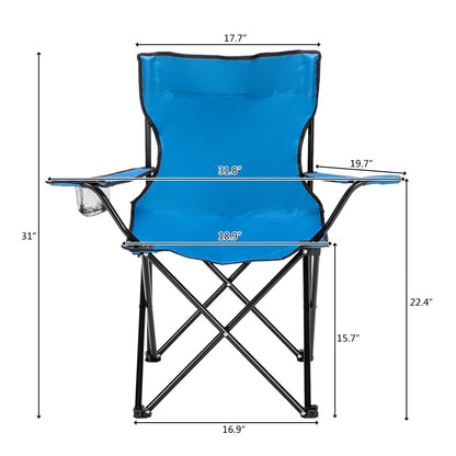 US Local 32x19x31in Blue Camping Chair
