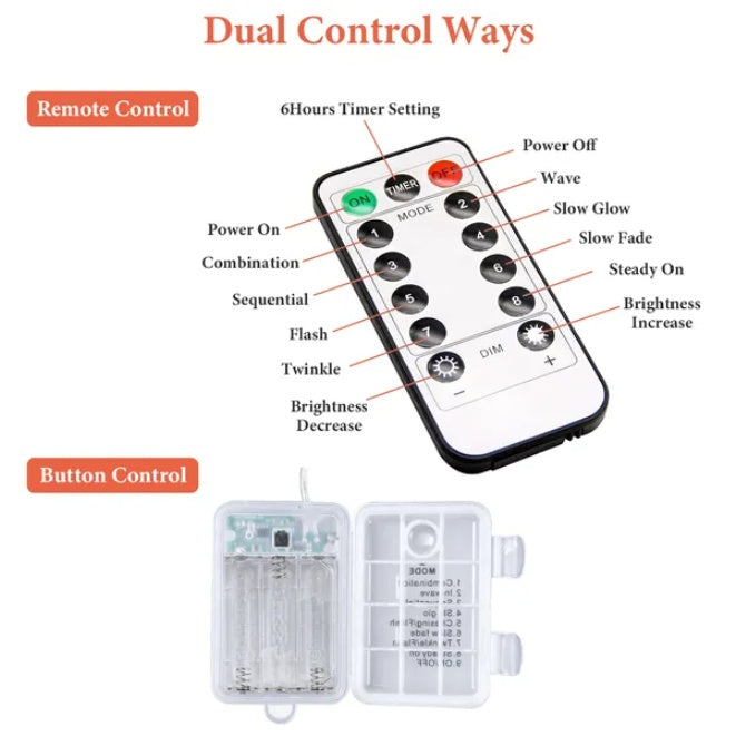 US Local 1Pc 3.28FT Spider Web Light With Hairy Spider