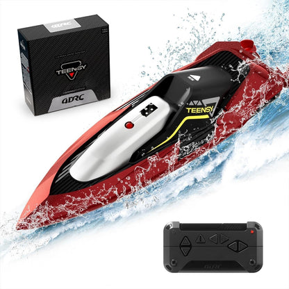 US Local 4DRC S5 Fast RC Boat For Pools And Lakes, 2.4 GHz 20- MPH Racing Boats For Kids